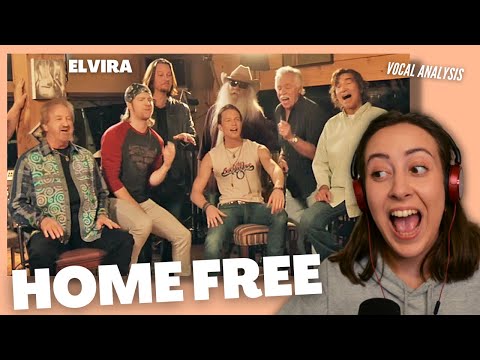HOME FREE Elvira (feat. The Oak Ridge Boys) | Vocal Coach Reacts (& Analysis) | Jennifer Glatzhofer