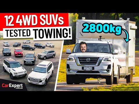 MEGA 4WD SUV towing test! Some fail our tests! 😳 Patrol v LandCruiser v Defender v Everest v MU-X..