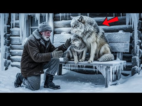 Он спас замёрзшую волчицу и её детёныша — и то, что произошло дальше, потрясло весь север
