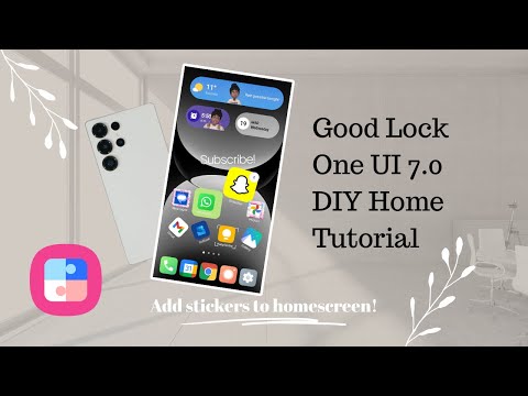 How To Add Stickers to your Home Screen in One UI 7 | Tech Paige