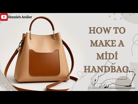 How To Make A Midi Handbag With A Metal Handle| Beginner Friendly