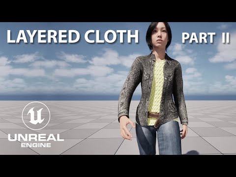 Unreal Engine 5.6 - Metahuman Layered Cloth & Clipping in Mutable - Tutorial Part 2