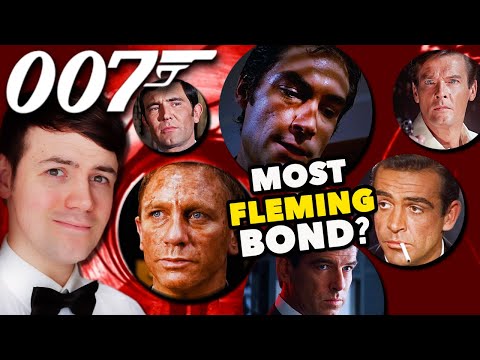 Which Bond Actor is Closest to the Books? | Ranking James Bond Actors | Most Fleming 007