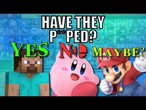 Which Smash Characters Have Canonically Pooped?