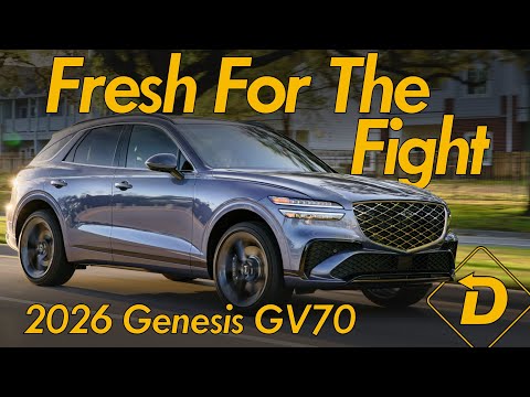The 2026 Genesis GV70 3.5T AWD is a Worthy Competitor #automobile