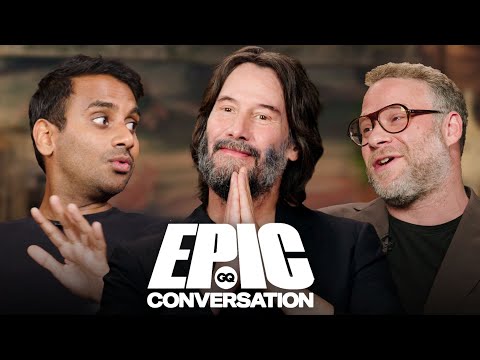 Keanu Reeves, Seth Rogen & Aziz Ansari Have an Epic Conversation
