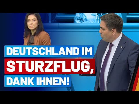 Deutschland im Sturzflug, dank Ihnen! - Dr. Malte Kaufmann - AfD-Fraktion im Bundestag