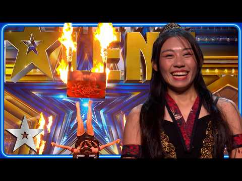 CAUTION: EXTRA HOT – Danger act Liwei Yang is ON FIRE! | Auditions | BGT 2026