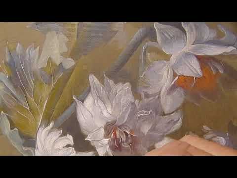 Учимся рисовать голландский цветочный натюрморт.Часть 5