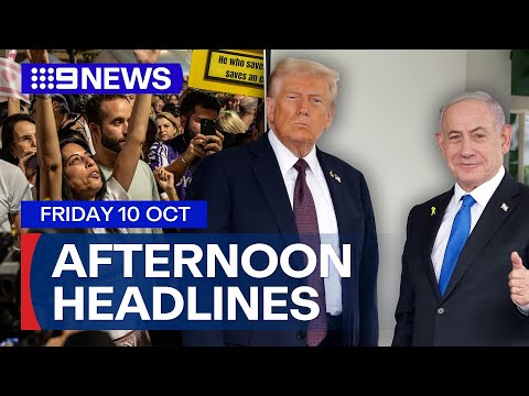Israel approves first phase of ceasefire; American troops to monitor the release | 9 News Australia