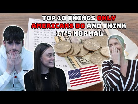 Top 10 Things ONLY AMERICANS DO And Think It's Normal! REACTION | BRITISH FAMILY