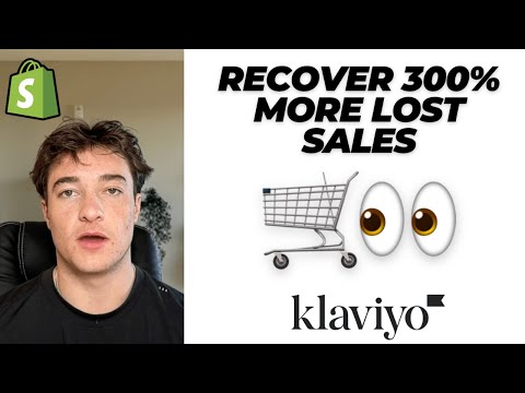 The 8-Figure Cart Abandon Email Flow That Recovers 300% More Lost Sales (Klaviyo Email Marketing)
