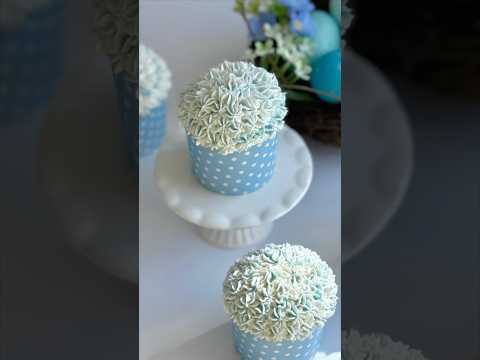 Think Buttercream Flowers Are Hard? These Spring Cupcakes Will Prove You Wrong! 🩵Full video on YT!