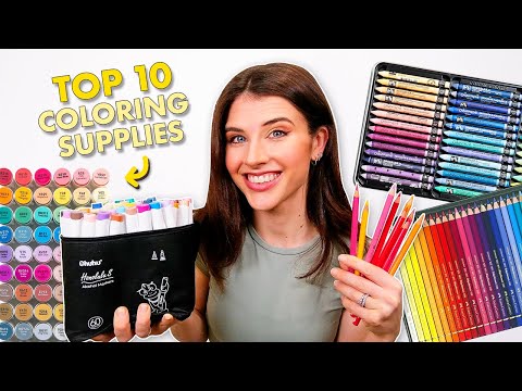 My TOP 10 COLORING SUPPLIES of 2025 ✨
