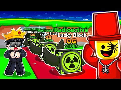 I Opened 100 RADIOACTIVE LUCKY BLOCKS in Steal a Brainrot Roblox