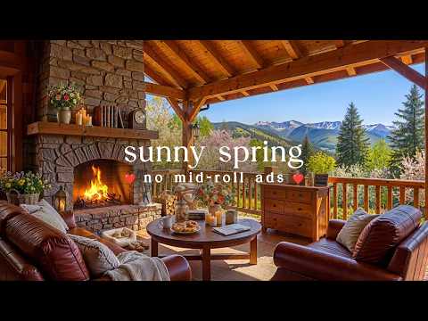 🌞 Sunny Spring Jazz (NO MID-ROLL ADS) – Warm Piano Ambience for Relaxation & Focus