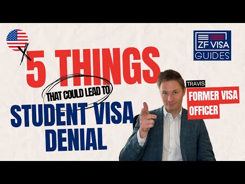 5 Things that Could Lead to a Student Visa (F-1) Denial according to a Former Visa Officer