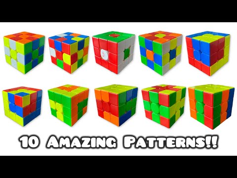 Ten Amazing Patterns on a 3x3 Rubik’s Cube