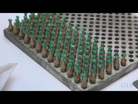 Inside an Emerald Cutting Factory