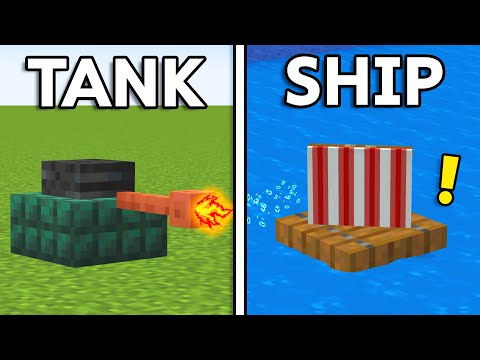 100 Minecraft Mini Build Hacks You Didn’t Know!
