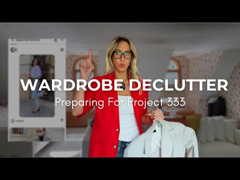 Wardrobe Declutter Part 1 | Getting Rid Of Clothes I Hate | Preparing For Project 333.
