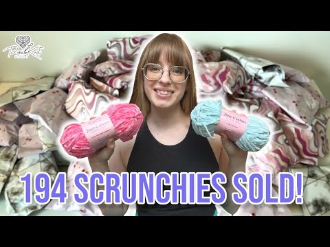 The Scrunchie Restock Went GREAT | PassioKnit Vlog