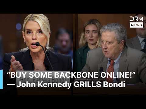 John Kennedy CLASHES with Pam Bondi in Fiery Senate Hearing Over DOJ Spying Allegations | AC1G