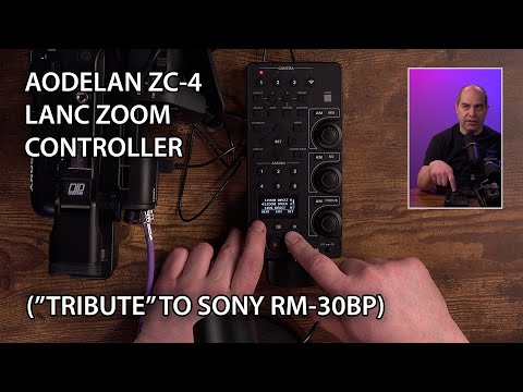 Aodelan ZC-4 LANC Zoom Controller for Sony Camcorders