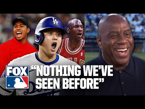 Magic Johnson compares Shohei Ohtani to Tiger Woods & Michael Jordan: 'He's in Rarified air'