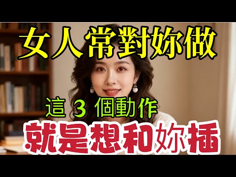 女人若經常對你有這三種“肢體動作”，是真的愛慘你了。｜ #婚姻幸福的關鍵 #婚姻心理學分享 #如何增進親密關係 #婚姻生活的智慧 #夫妻之間的愛情 #如何保持婚姻新鮮感
