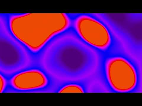 10h Purple and Orange Neon Screensaver | No Sound