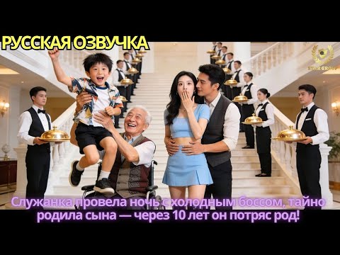 Служанка провела ночь с холодным боссом, тайно родила сына — через 10 лет он потряс род!