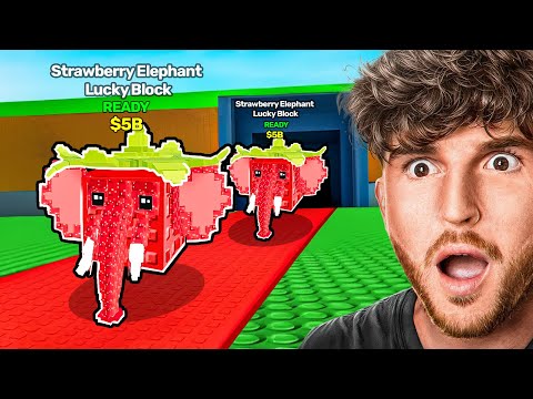 Opening Strawberry Elephant LUCKY BLOCKS in Steal a Brainrot..