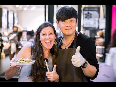 DELICIOUS STREET FOOD! Myeong-dong Night Market | Seoul, South Korea