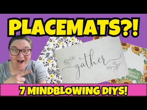 7 Dollar Tree Placemat Hacks That Look Expensive | You Won't Believe These DIYs!