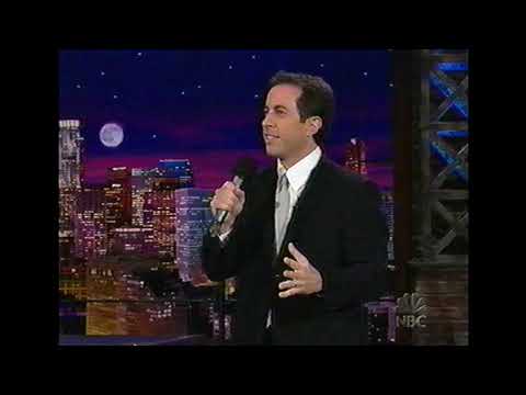 JERRY SEINFELD TONIGHT SHOW! STAND UP AND INTERVIEW WITH JAY LENO!
