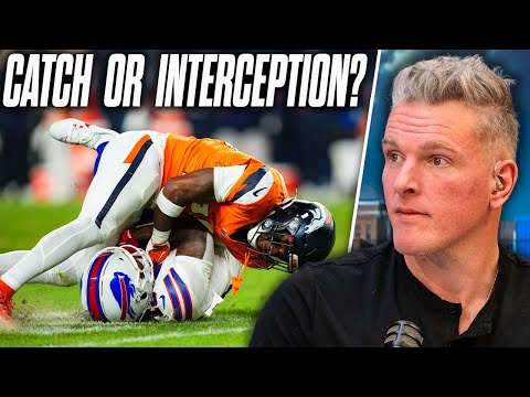Was This Controversial Call Really An Interception, Or Was It A Catch? | Pat McAfee Show