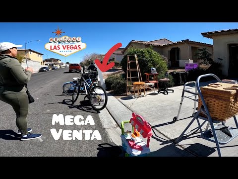 Asi son las ventas de garage (yard sale) en USA $$$