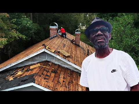 He Lost Everything... So We Gave Him a Free Roof and Washer!