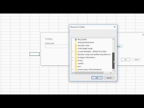 List all the Files in a folder and Subfolders using Power Query