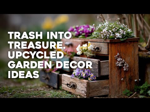 🪴✨ Transform Your Trash into Treasure: Creative Upcycled Garden Decor Ideas