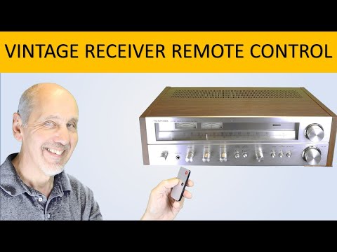 Vintage Receiver Remote Control,  Easy To Add