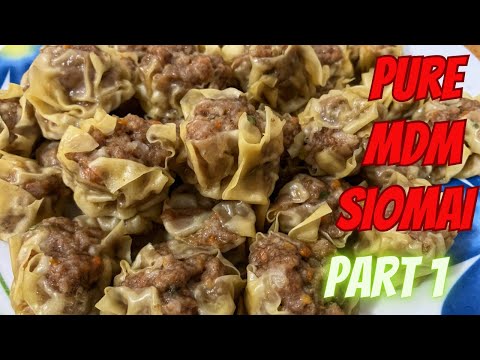 Siomai MDM Meat Ilan ang magagawa ng isang kilo???