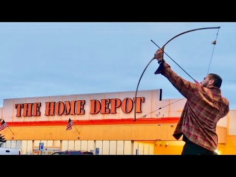 Hardware Store Bow and Arrow Build Challenge