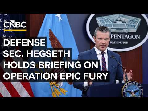 LIVE: Defense Sec. Pete Hegseth and Admiral Brad Cooper hold briefing on the Iran war — 3/5/2026