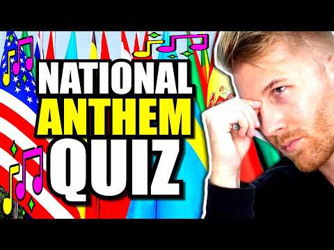 Can I Guess NATIONAL ANTHEMS From Around the World?! (World Anthems Quiz)