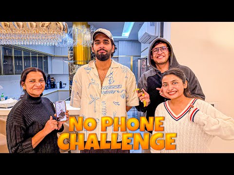 Abhishek ke sath kiya No phone challenge