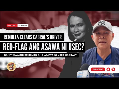 REMULLA NAGDUDUDA SA ASAWA NI USEC. CABRAL? Driver Absuwelto, Asawa Kinukwestiyon