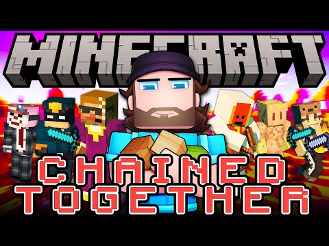 The Minecraft CHAINED TOGETHER Challenge! - Mini Series Part 2