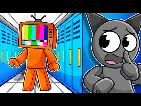 We Stayed OVERNIGHT In a HAUNTED SCHOOL In Roblox…